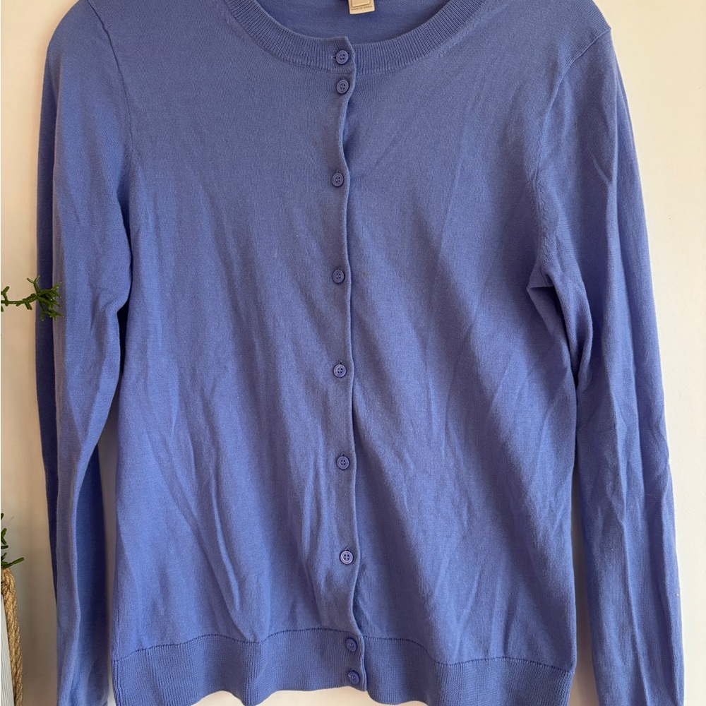 J Crew Classic Blue Women's Sweater